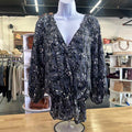 Joie Size XS Black Preloved Blouse LS