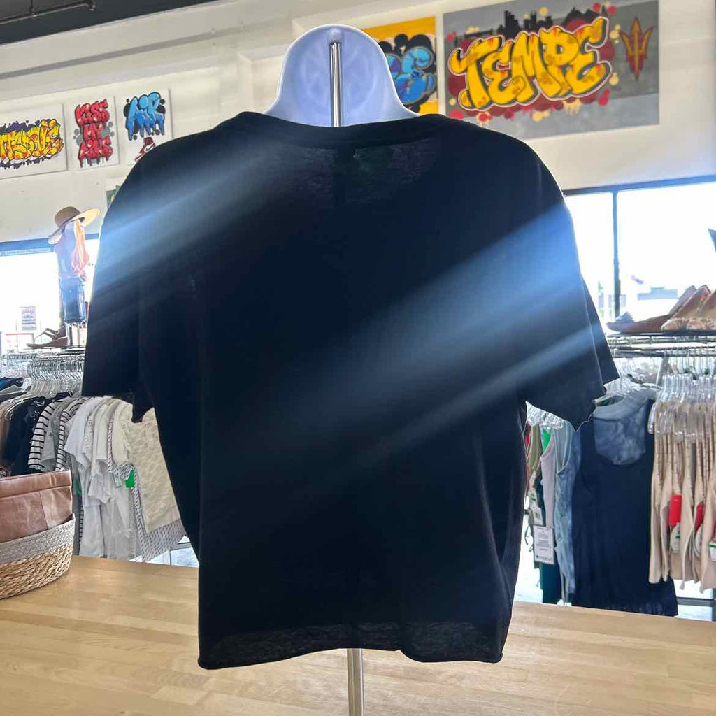 Next Level Size XL Black Preloved T-Shirt SS