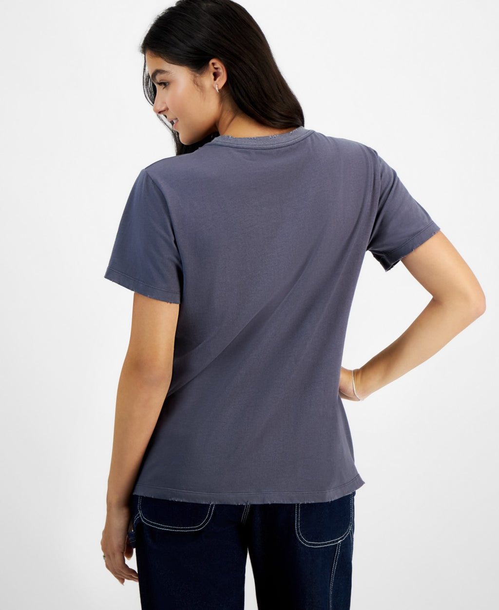 GRAYSON/THREADS Womens Los Angeles Distressed Graphic T-Shirt