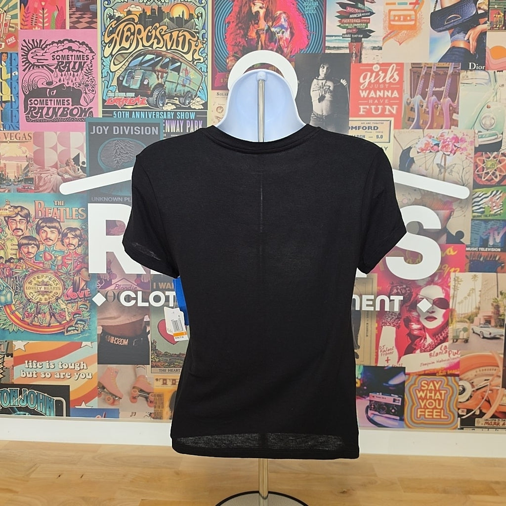 Rebellious One Size S Cheetah Varsity Graphic T-Shirt