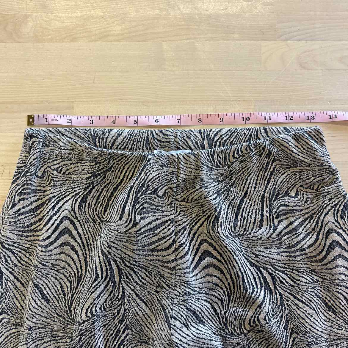 zara Size M Black Tan Preloved Pants