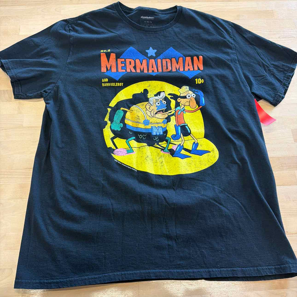 Nickelodeon Size XL Black MENS T-shirt