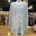 Indigo Soul Size M Blue Preloved Blouse LS