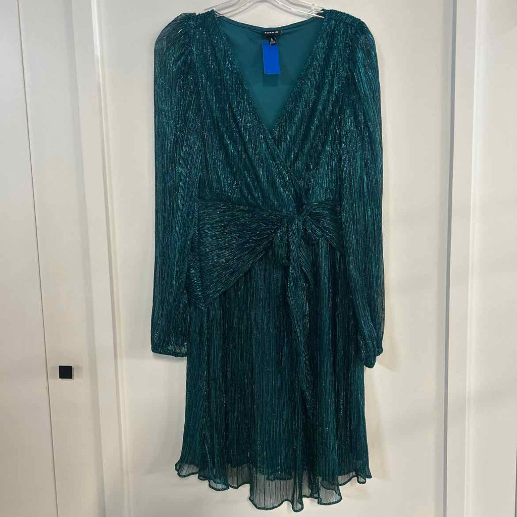 Torrid Size 0 Green New Dress
