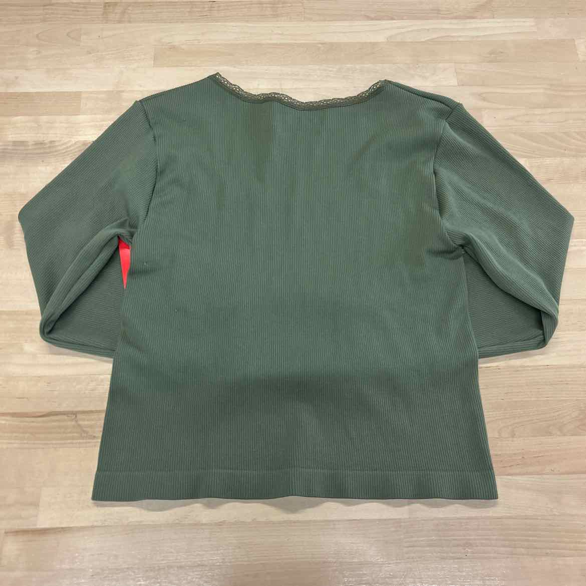 Derek Heart Size L Green Longsleeve