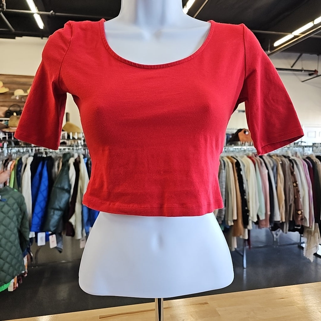 Charlotte Russe Size S Red Shirt