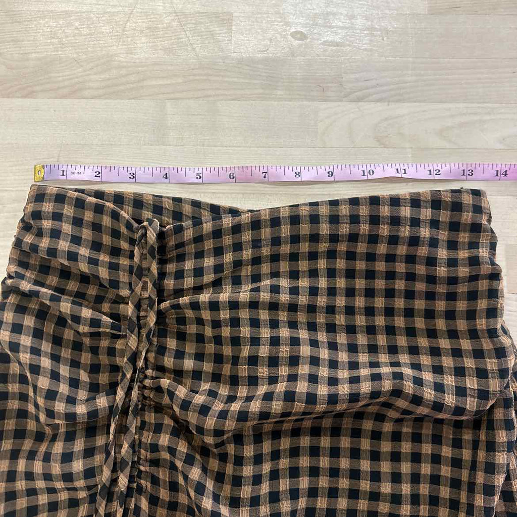 Calvin Klein Size 6 Brown/Black Preloved Skirt