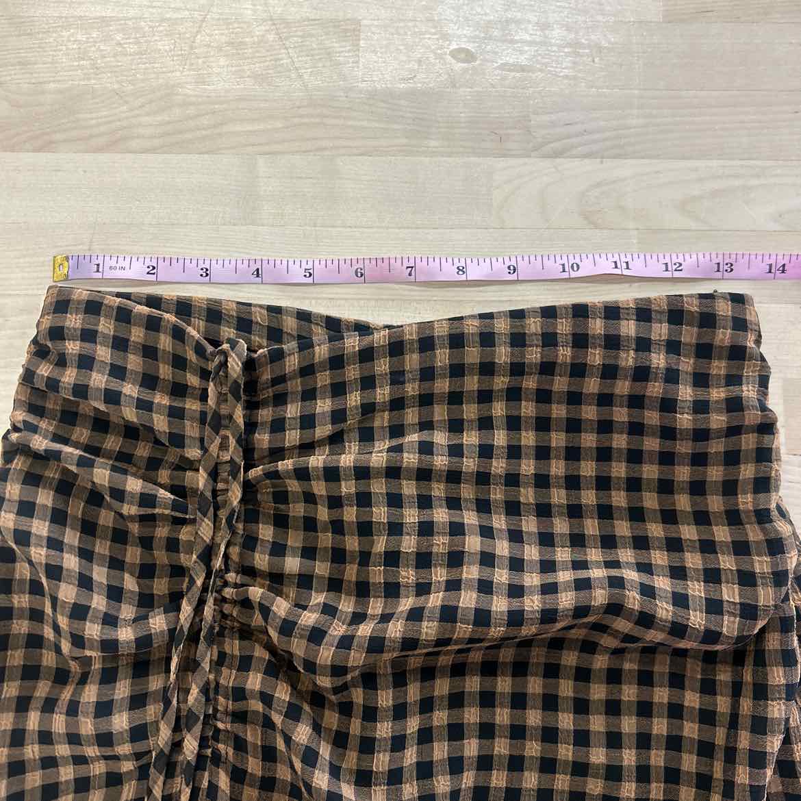 Calvin Klein Size 6 Brown/Black Preloved Skirt