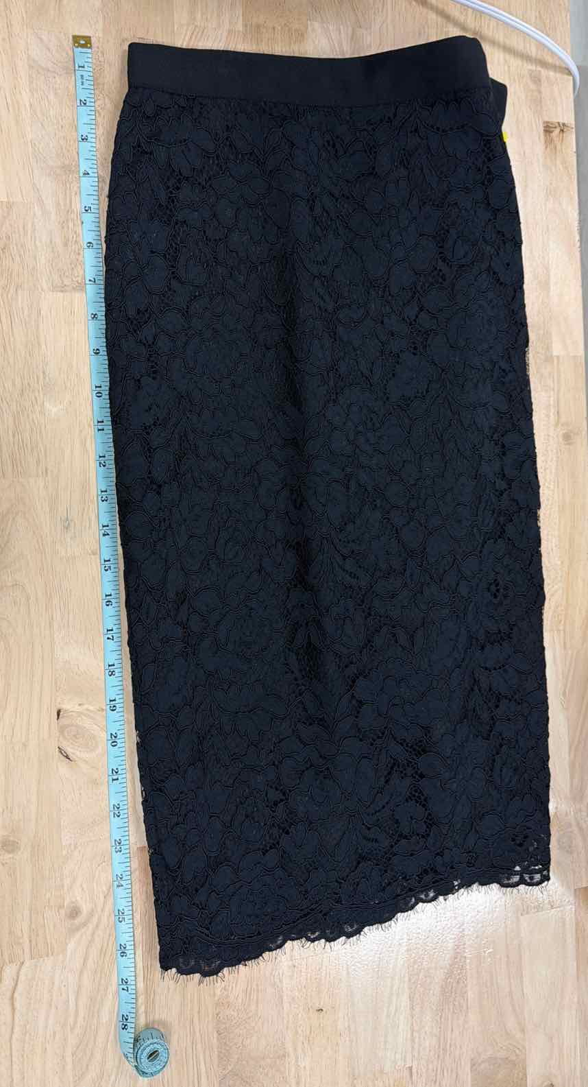 Talbots Size 8 Black Lace Preloved Skirt