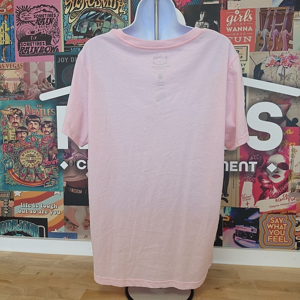 Hello Kitty Size L Pink New T-Shirt SS