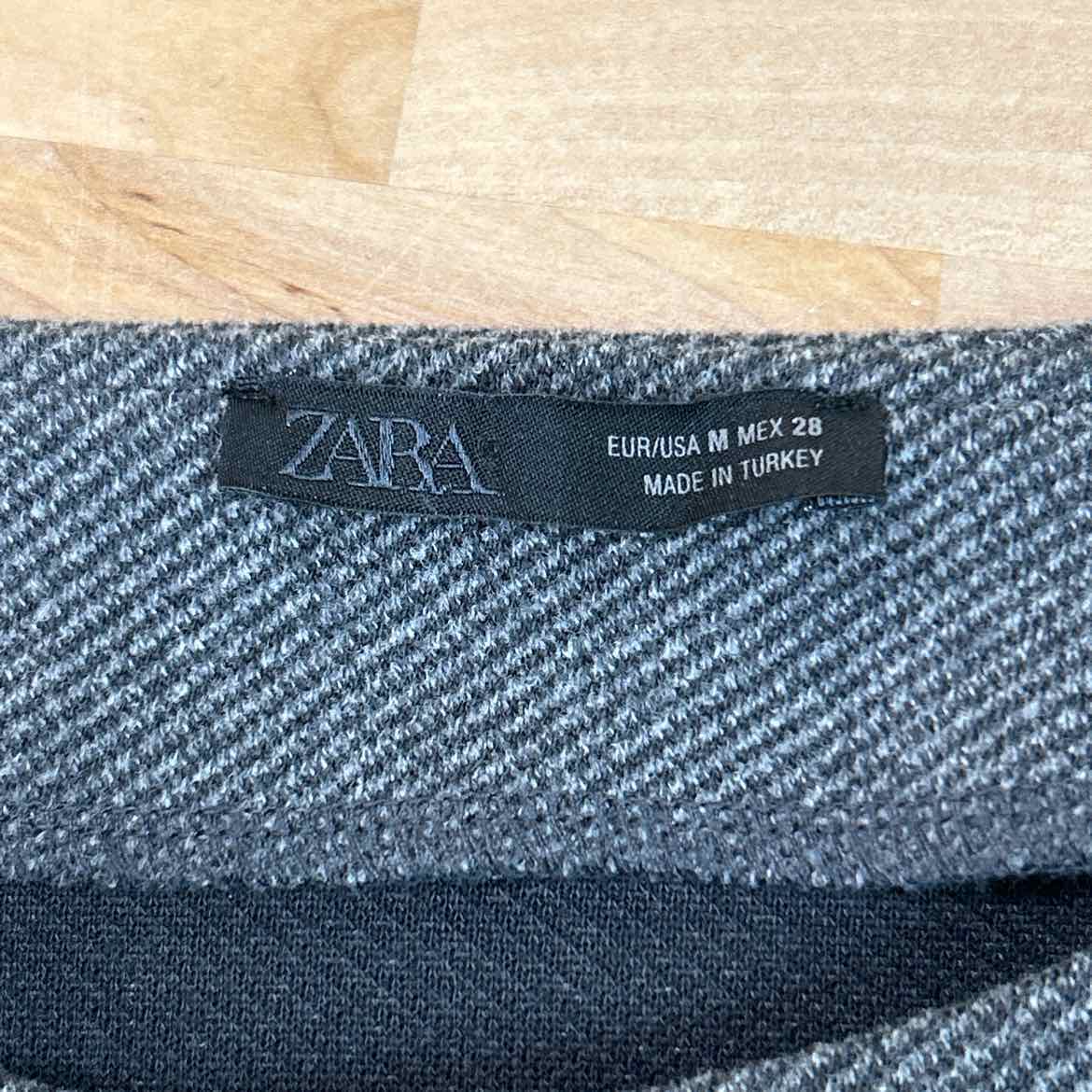 zara Size M Gray Preloved Sleeveless
