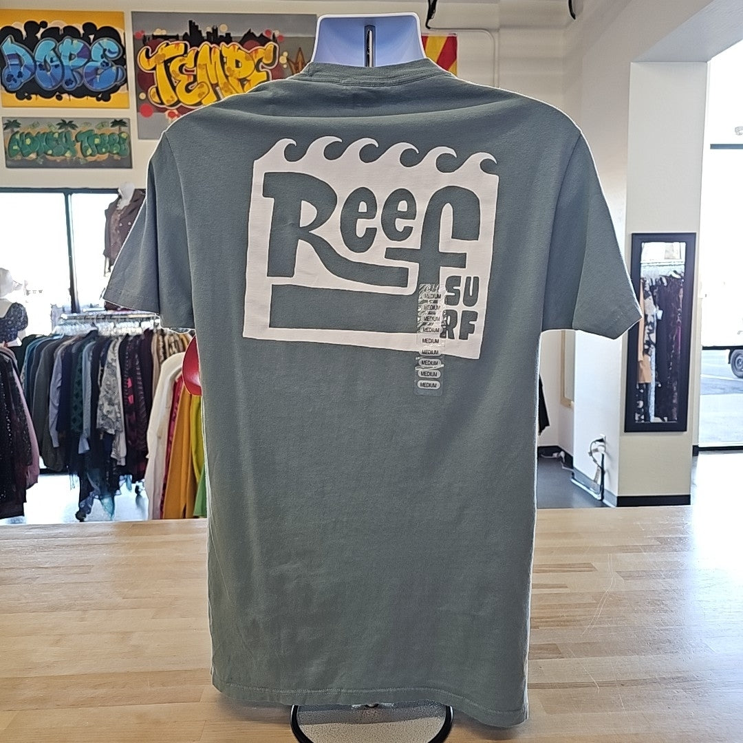 Reef Size M Blue New MENS T-shirt