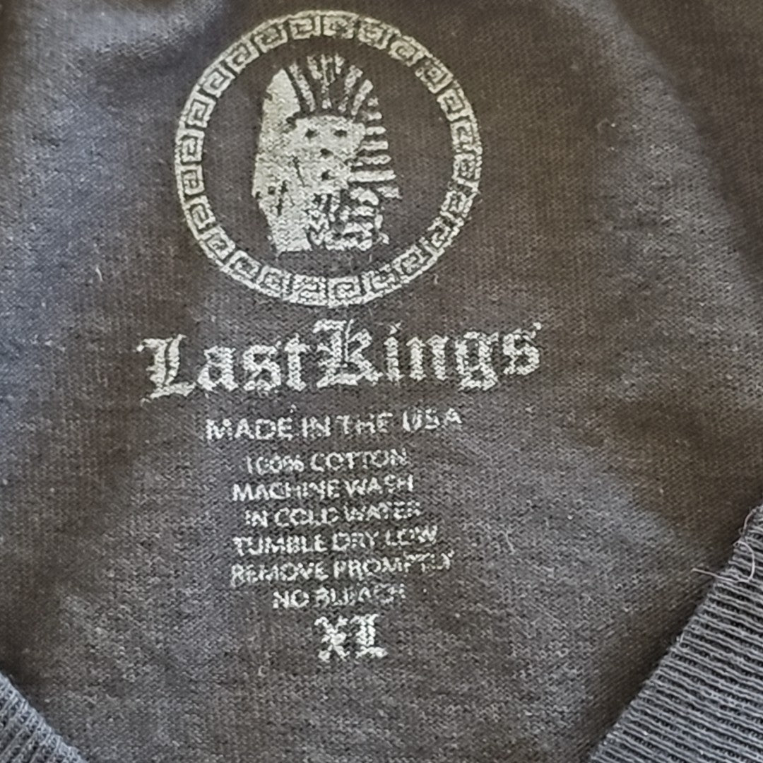 Last Kings Size XL Black MENS T-shirt