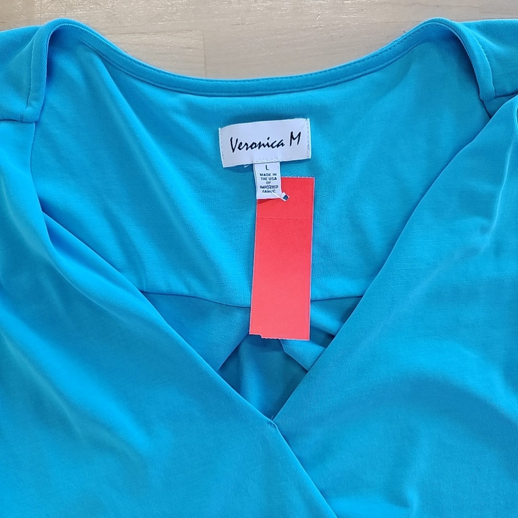 VeronicaM Size L Blue Preloved Sleeveless