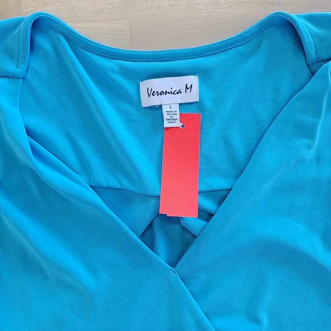VeronicaM Size L Blue Preloved Sleeveless