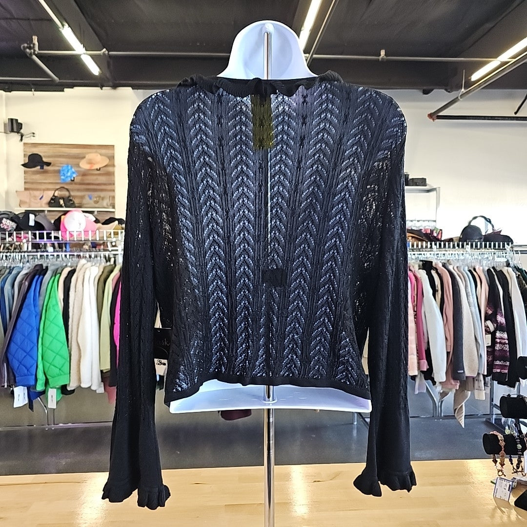 Bask Size M Black Cardigan