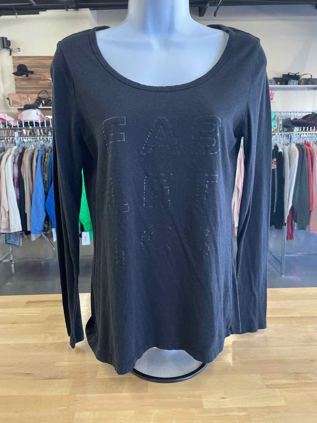 Fabletics Size M Black Longsleeve