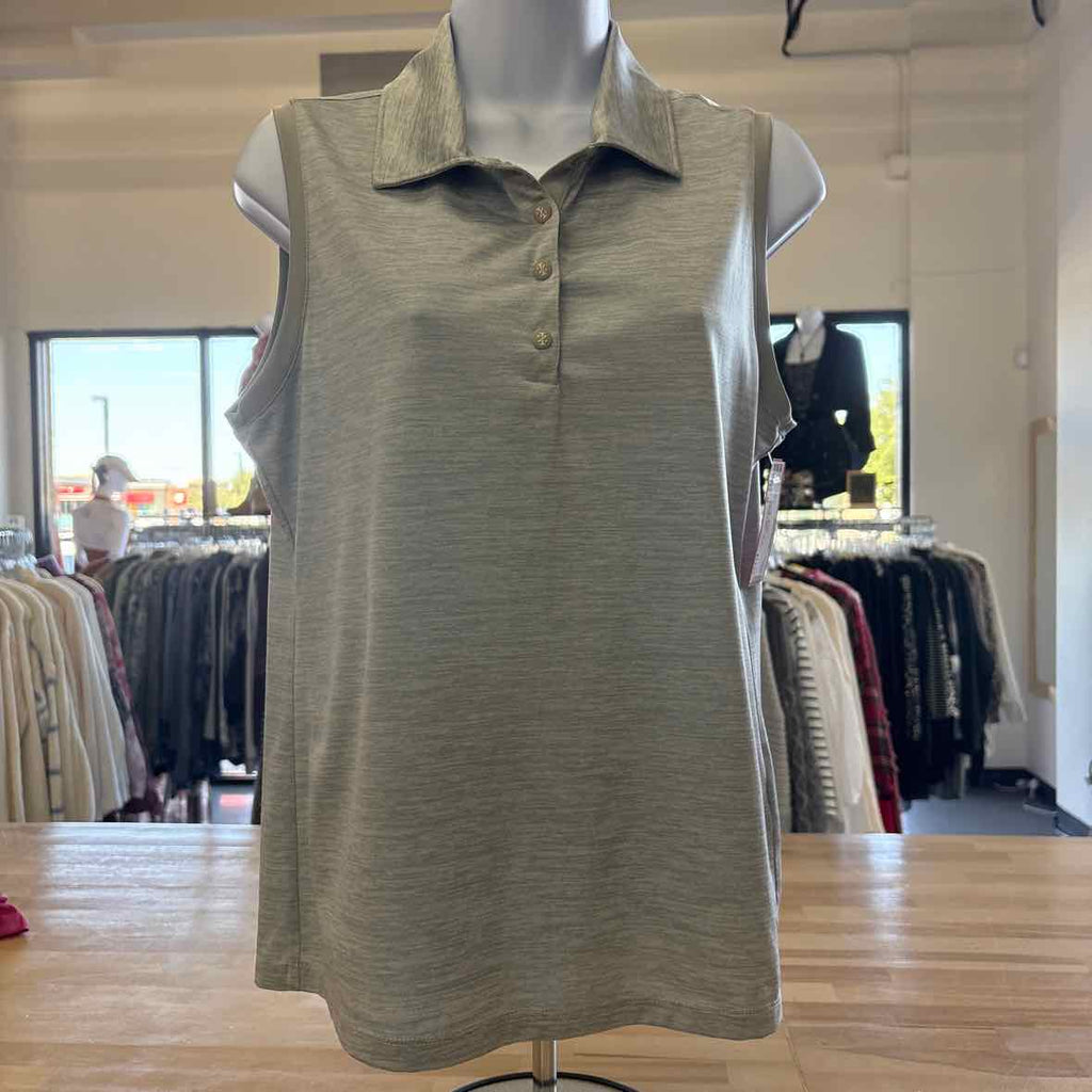 Izod Size M Gray Polo