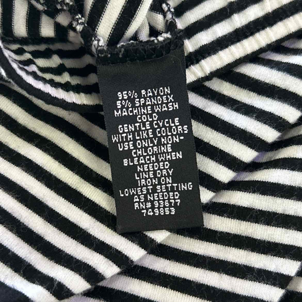 Nicole Miller Size M Black White Preloved Skirt