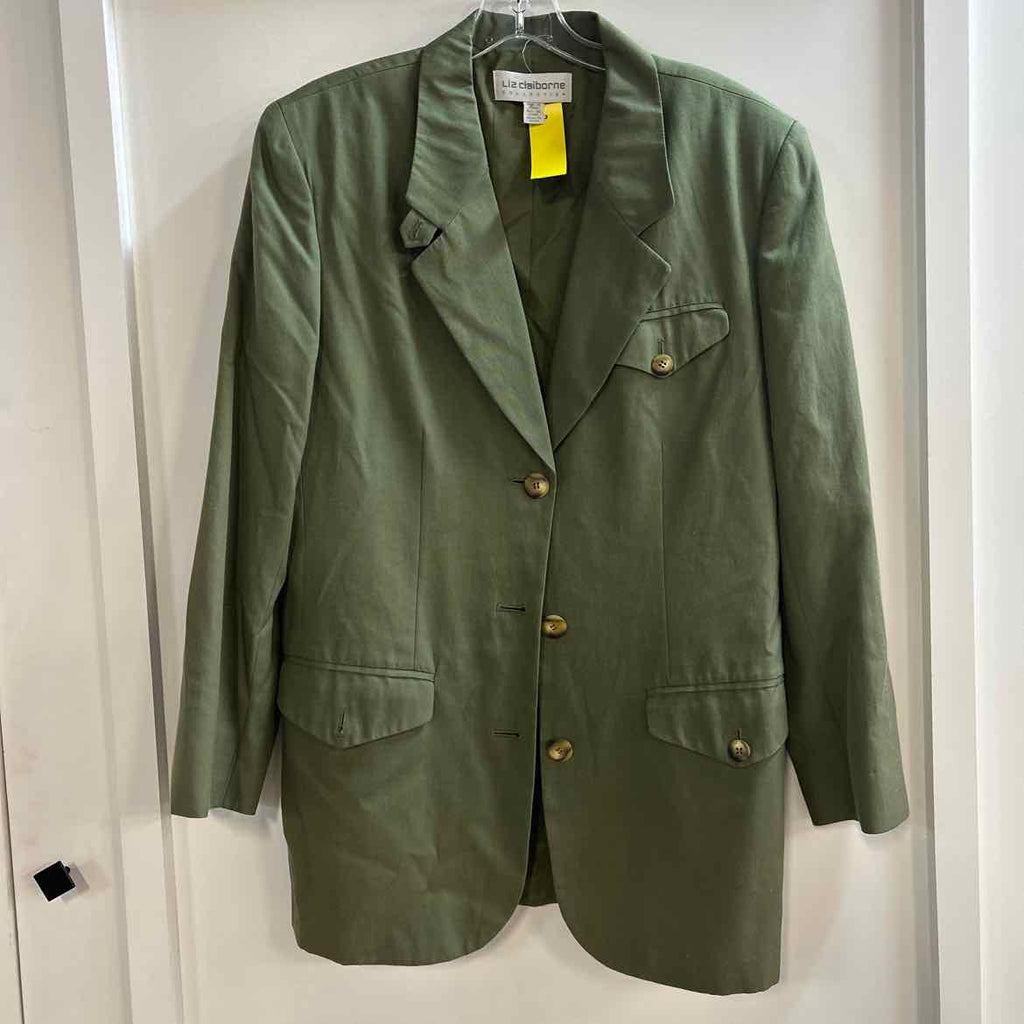 Liz Claiborne Size 10 Green Preloved Jacket