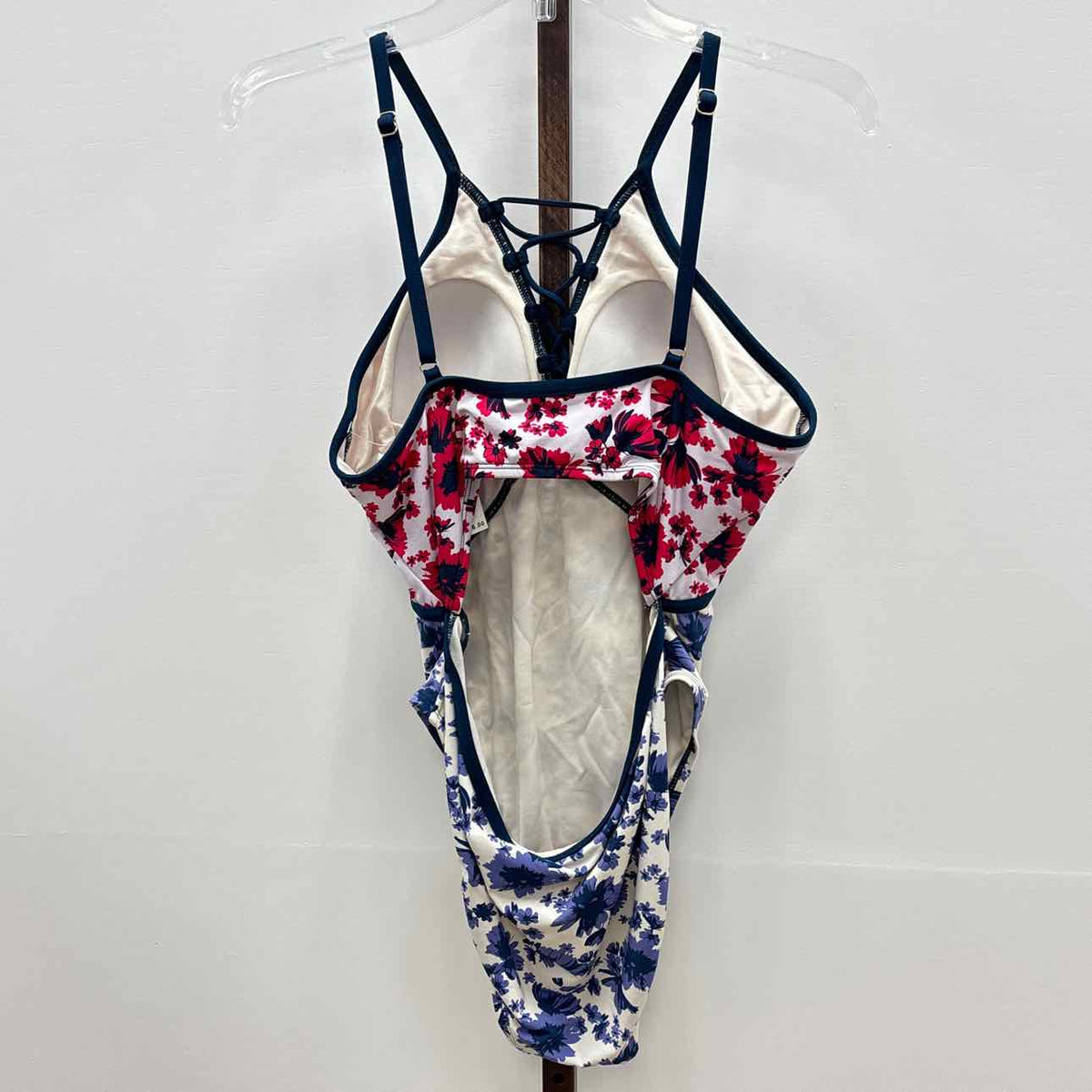 Gibson Latimer Size L Blue Red New Swimsuit