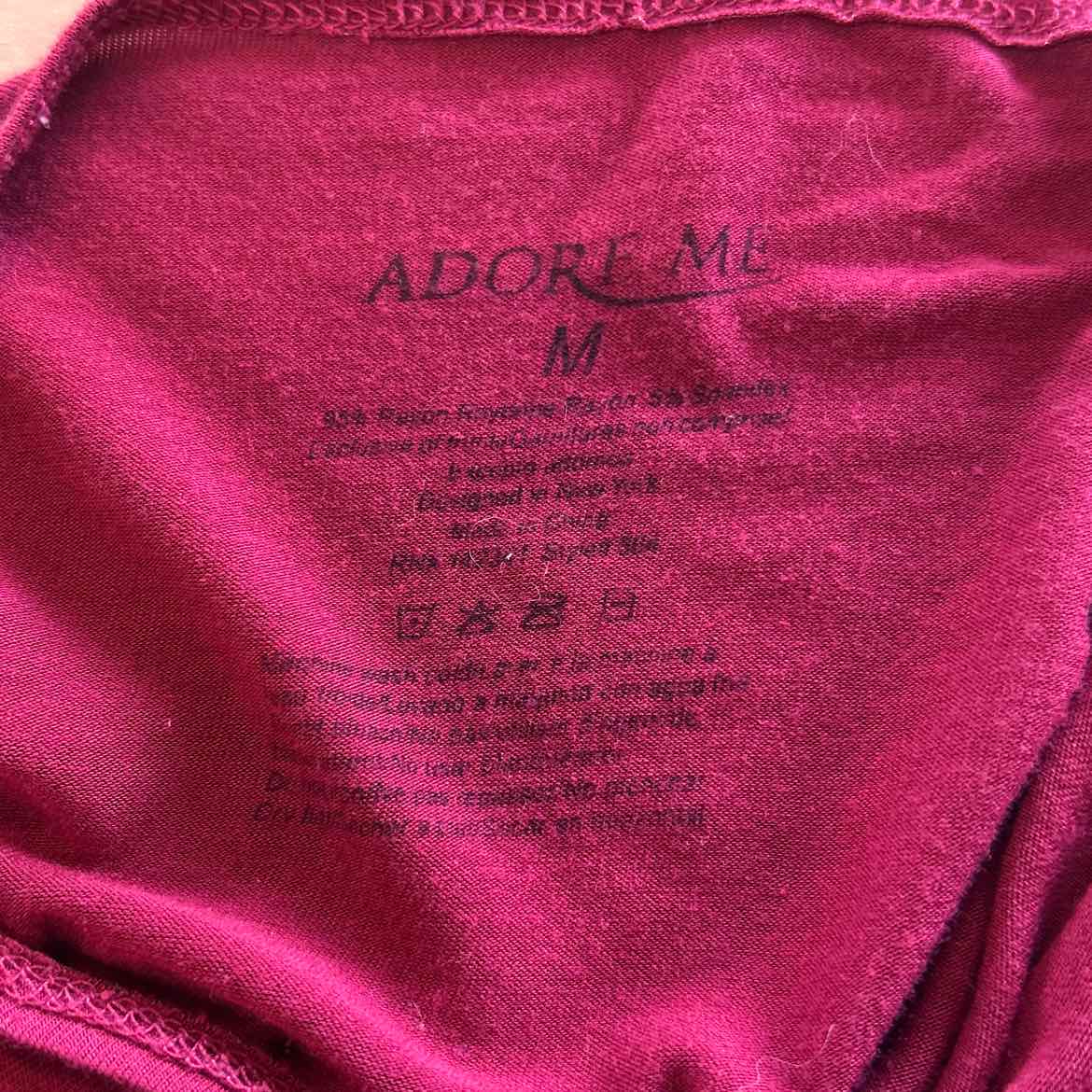 Adore Size M Red & Beige Preloved Dress