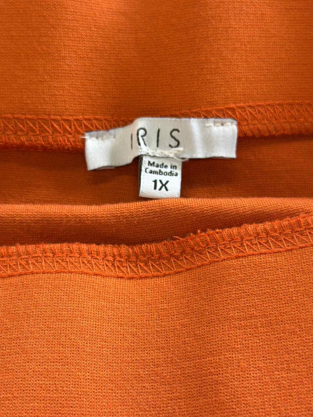 Iris Size 1X Orange Skirt