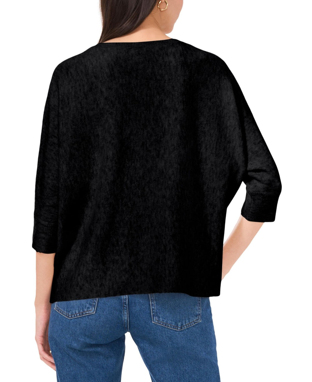 Vince Camuto Size M Black Sweater
