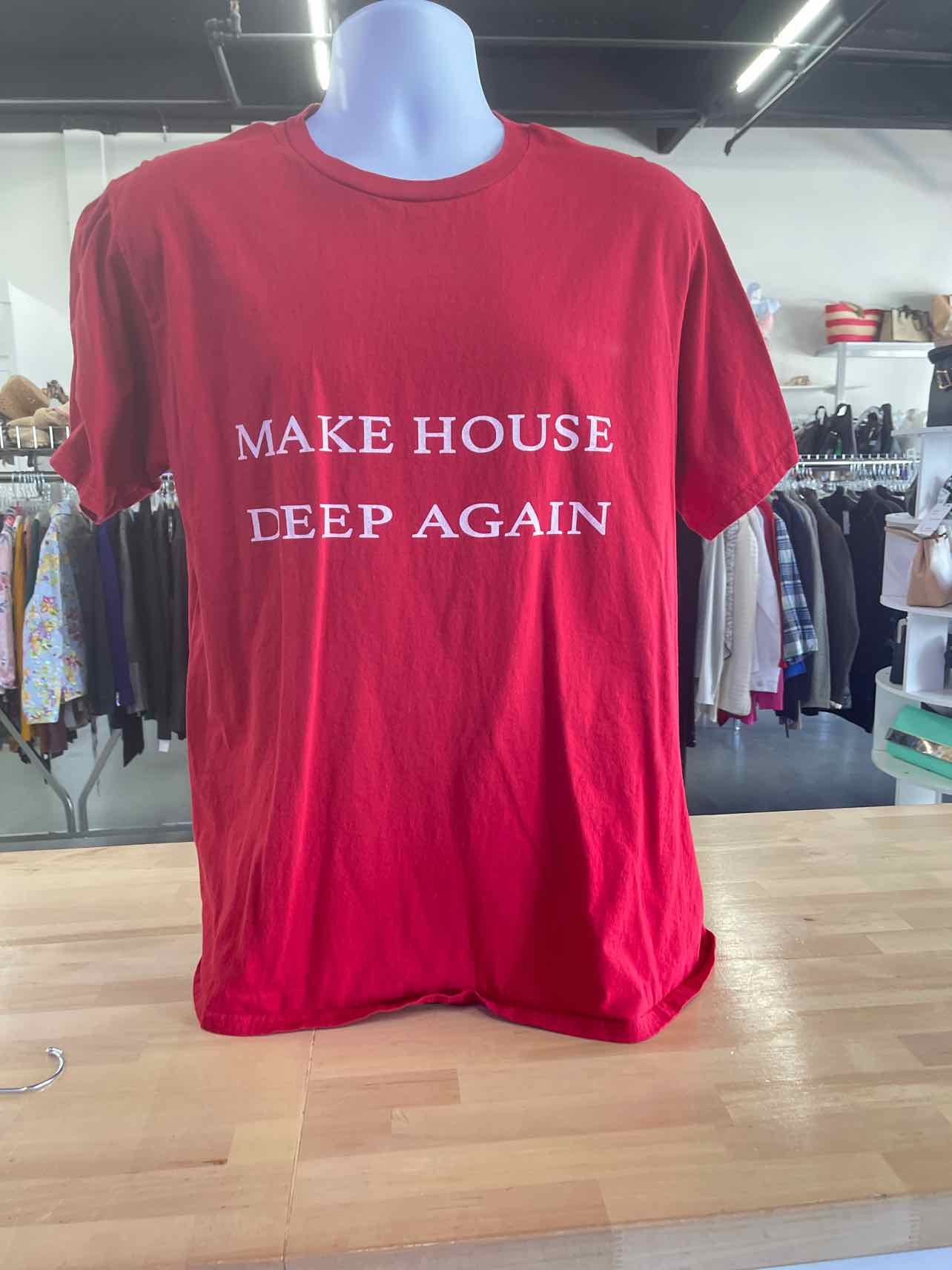 Port & Co. Size L Red Preloved MENS T-shirt