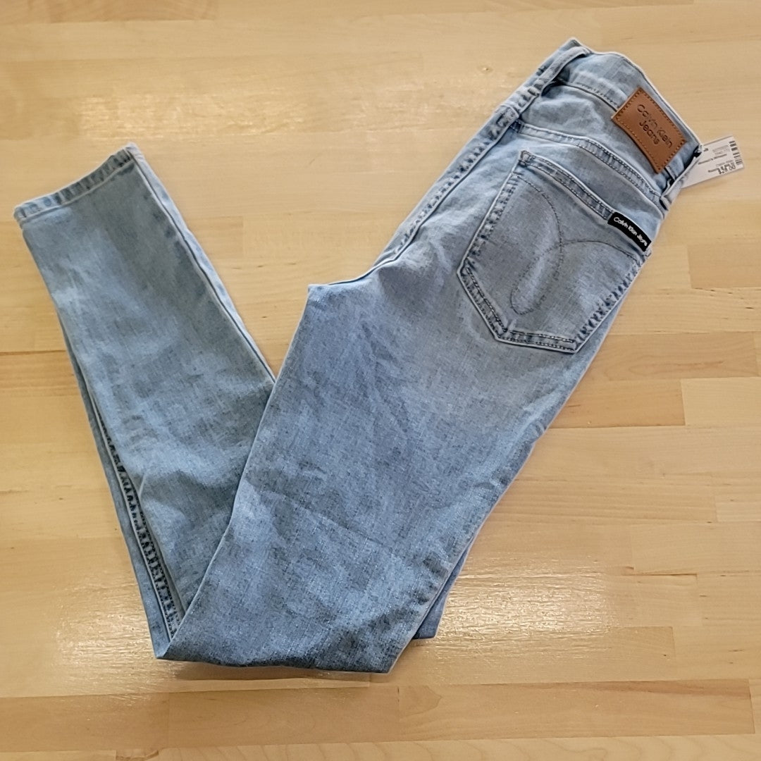 Calvin Klein Size 24 Whisper Soft Skinny Jeans - Marina