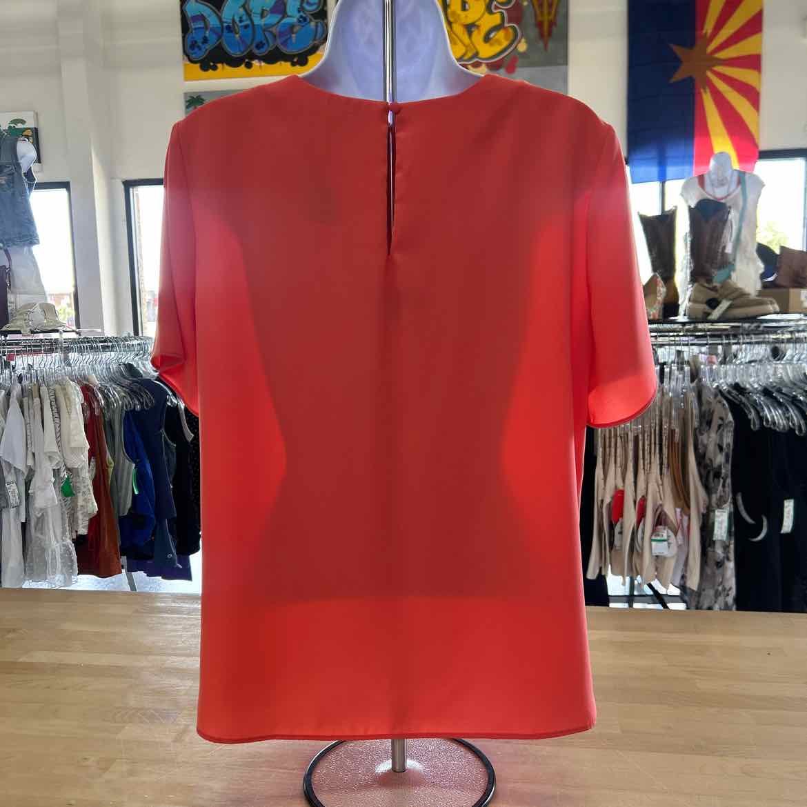 Banana Republic Size M Peach Preloved Blouse SS