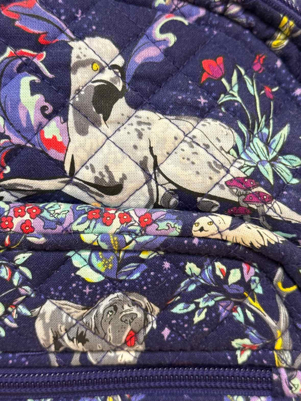 Vera Bradley Blue Print BackPack