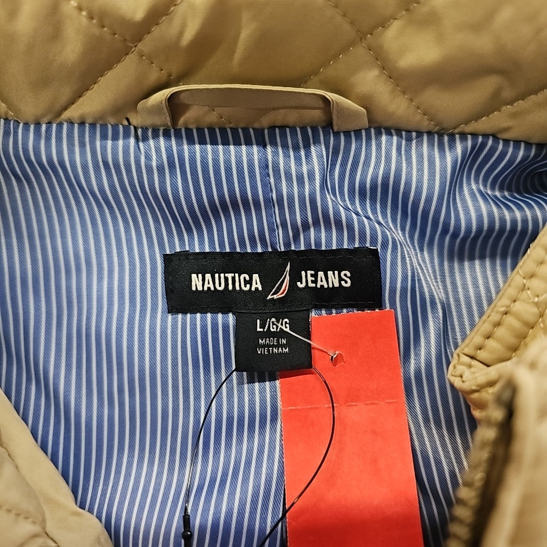 Nautica Size L Tan New Jacket