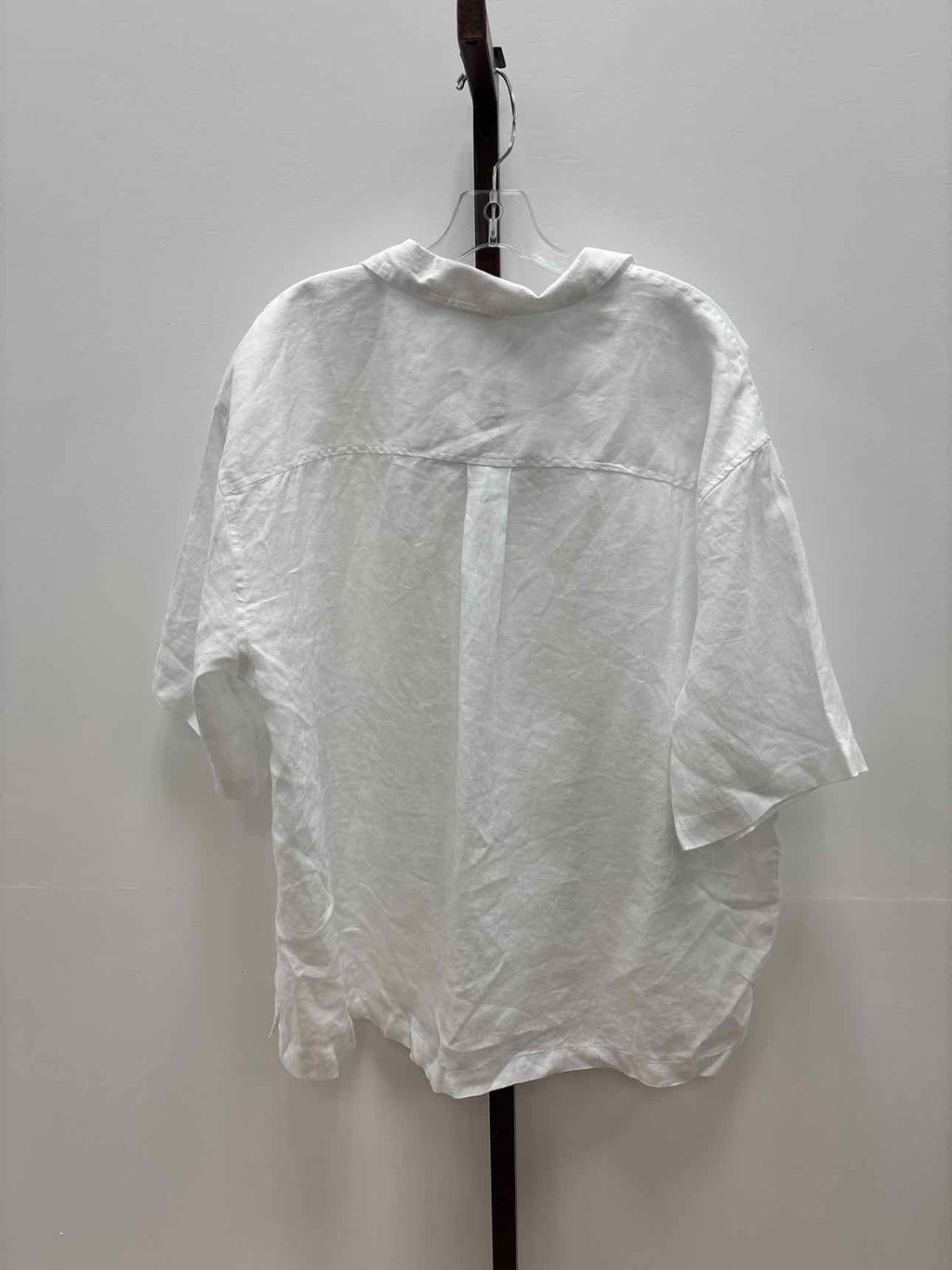 Mode Of One Size XL Men's Boxy-Fit Short-Sleeve Linen Camp Shirt