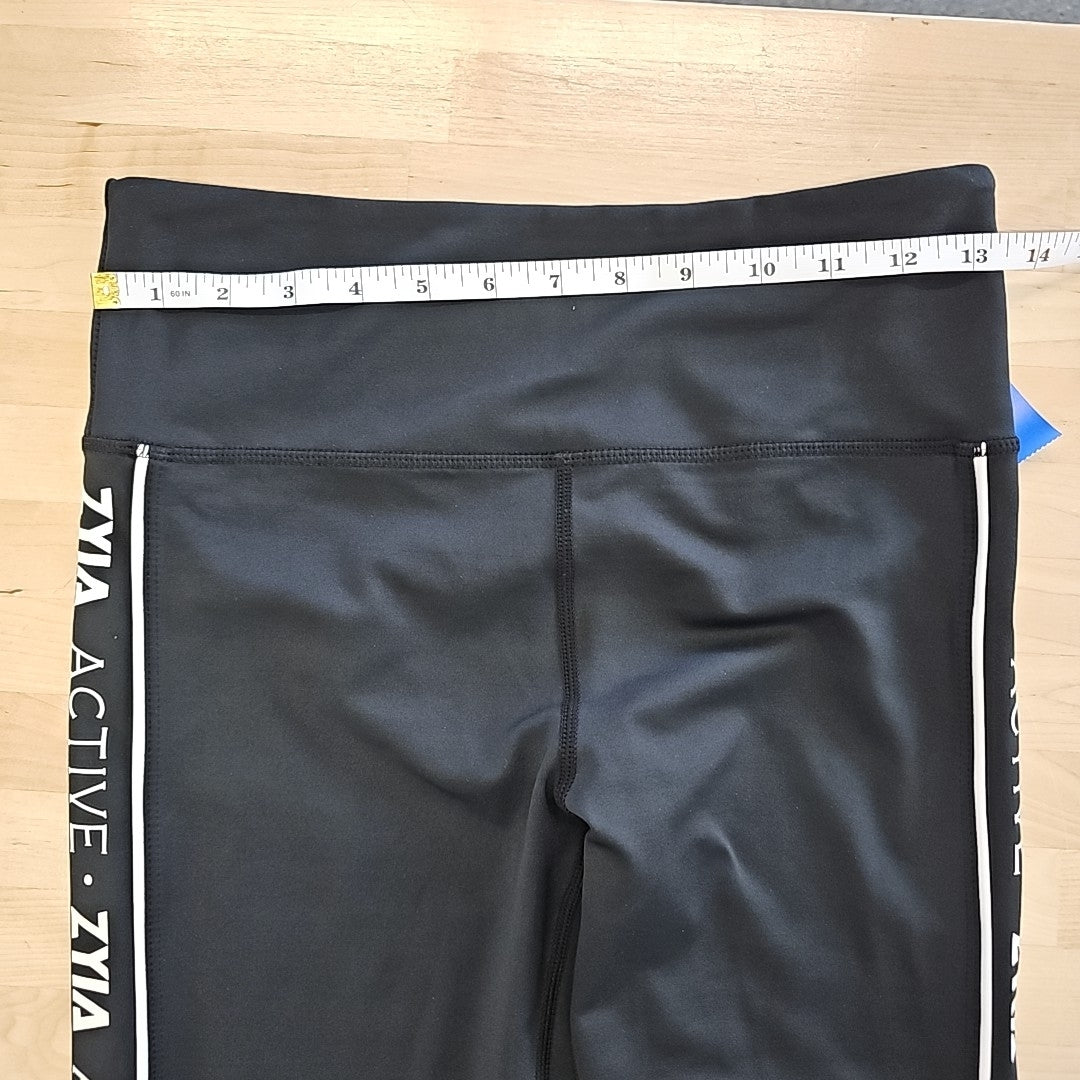 Zyia Size 7 Black Athletic Pants