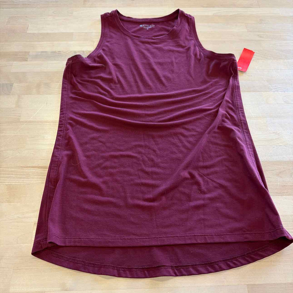 Athleta Size S Burgundy Preloved Athletic Tank