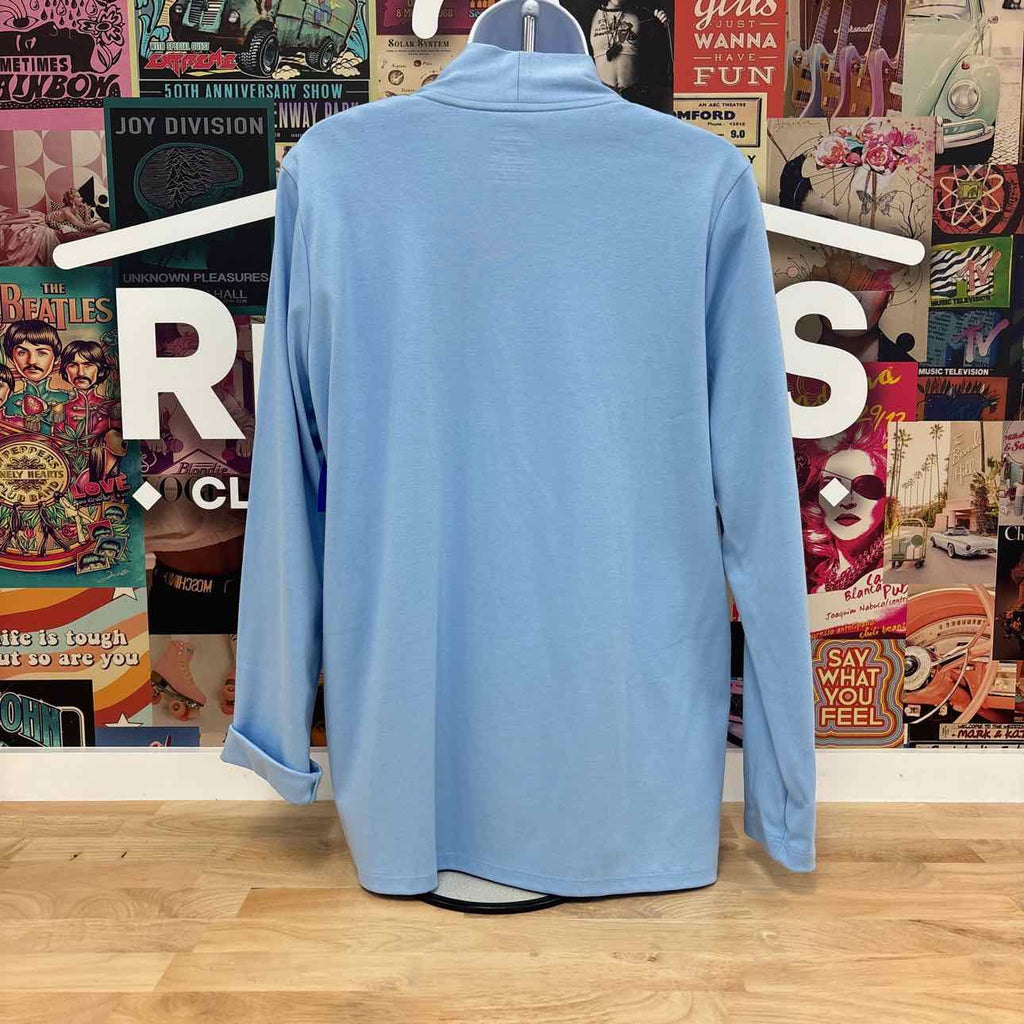 LL Bean Size LP Powder Blue Duster