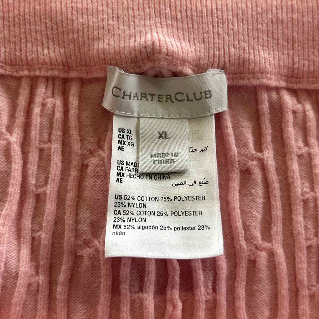 Charter Club Cable-Knit Wide-Leg Pants, Created for Macy's