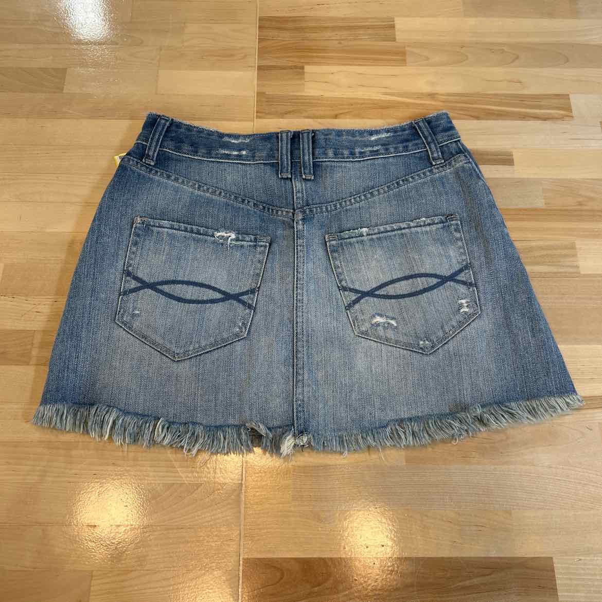 Abercrombie & Fitch Size 2 Blue Denim Preloved Skirt