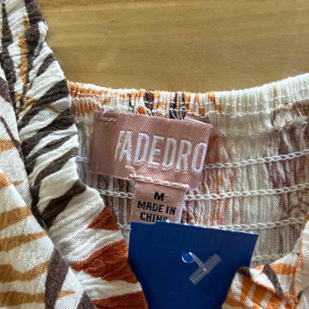 Faded Rose Size M Red/Orange Preloved Tank