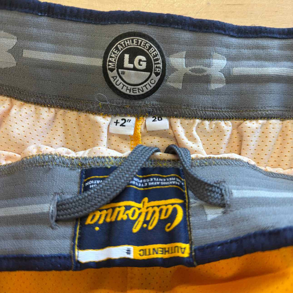 Under Armour Size L Yellow MENS Athletic Shorts