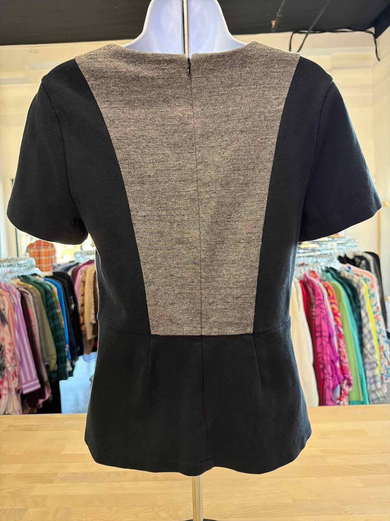 J Crew Size S Black Gray Polo