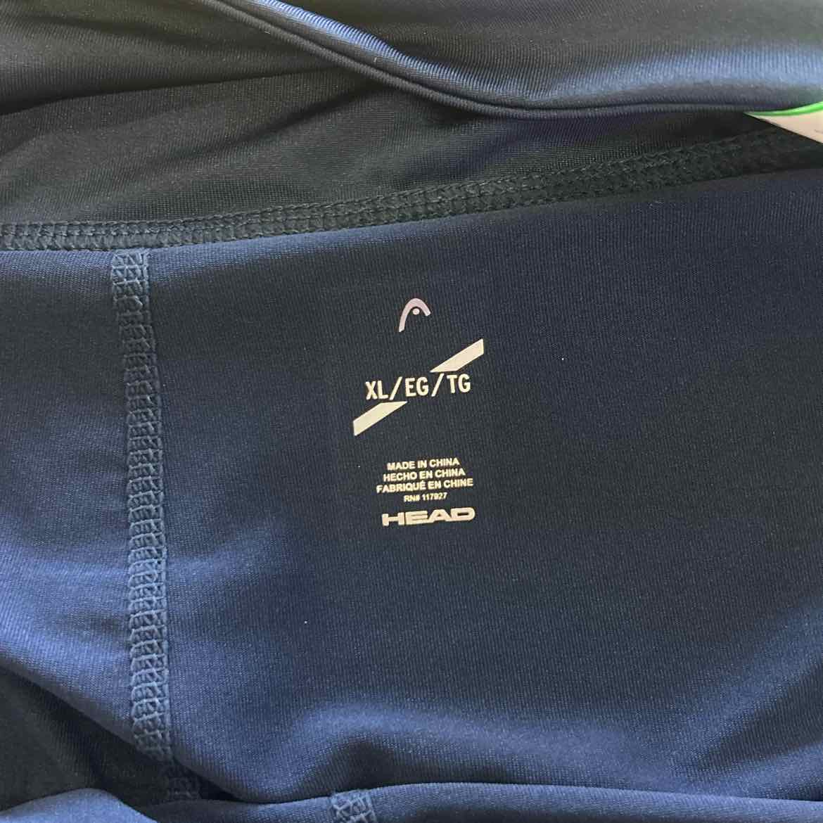 Head Women Size XL Navy Preloved Skorts