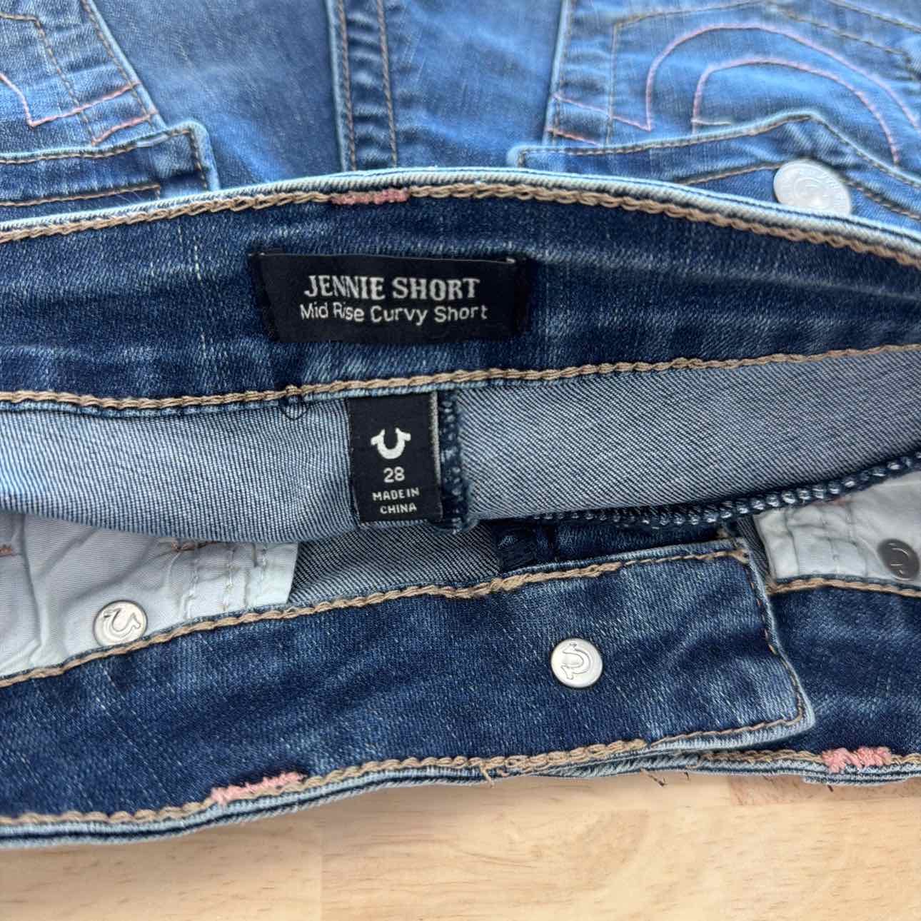 True Religion Women Size 28 Blue New Shorts
