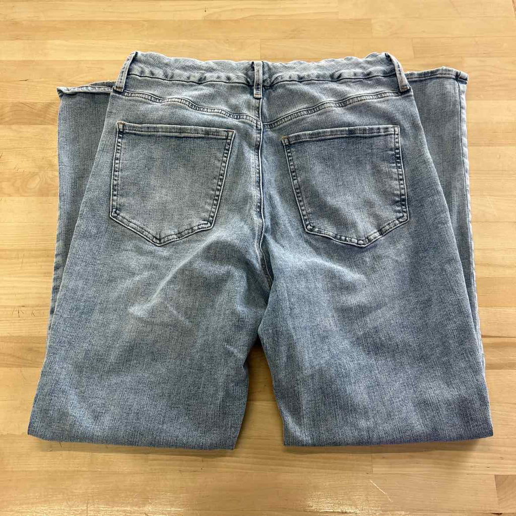 Express Size L Blue Denim Preloved Jeans