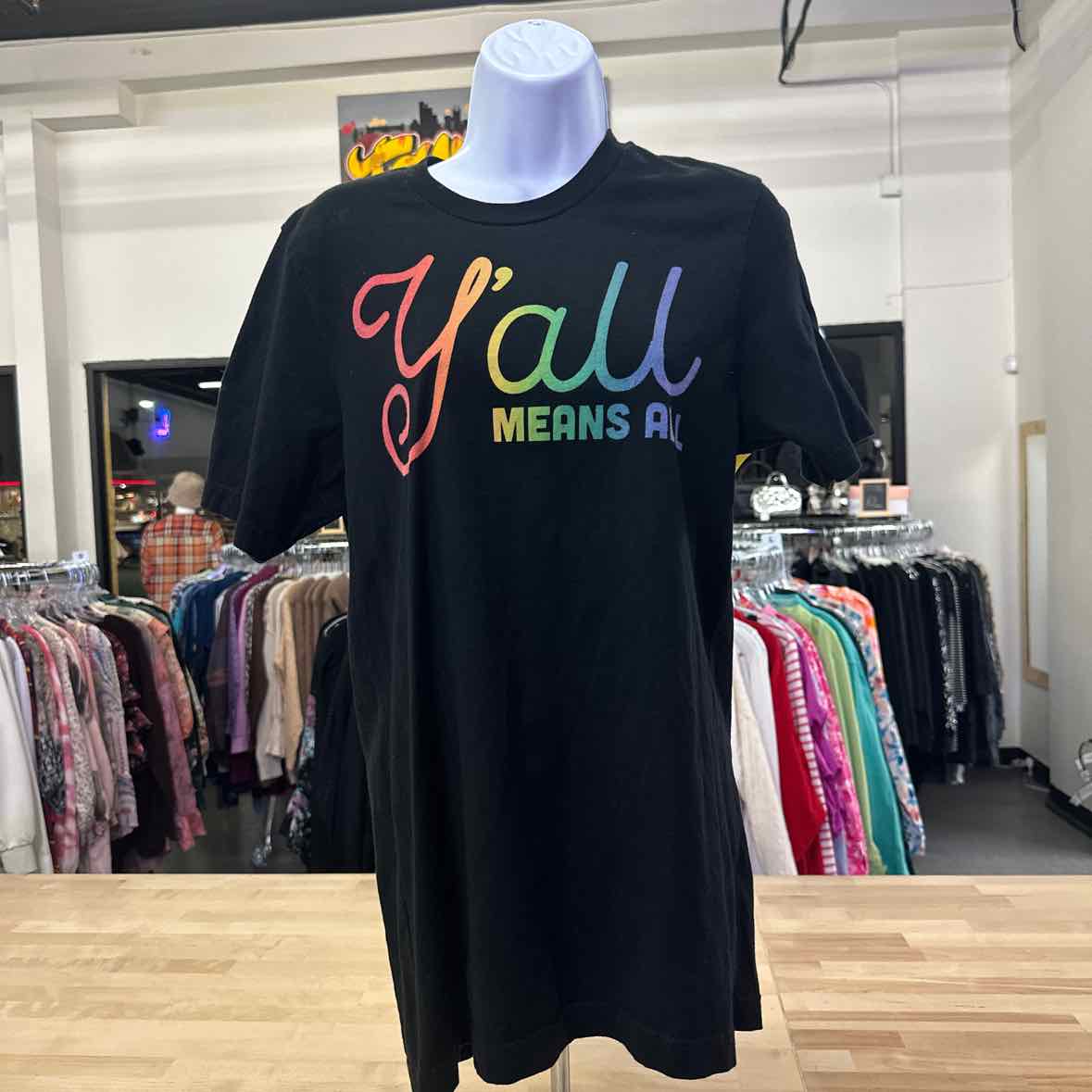 Tultex Size M Black T-shirt