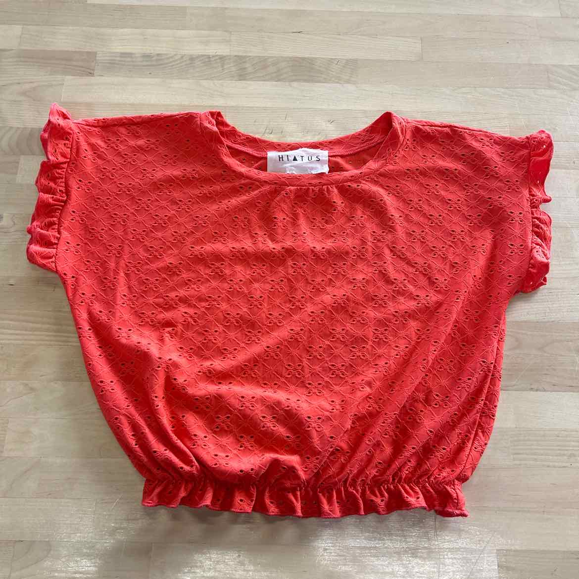 Hiatus Size XS Orange Preloved Blouse SS