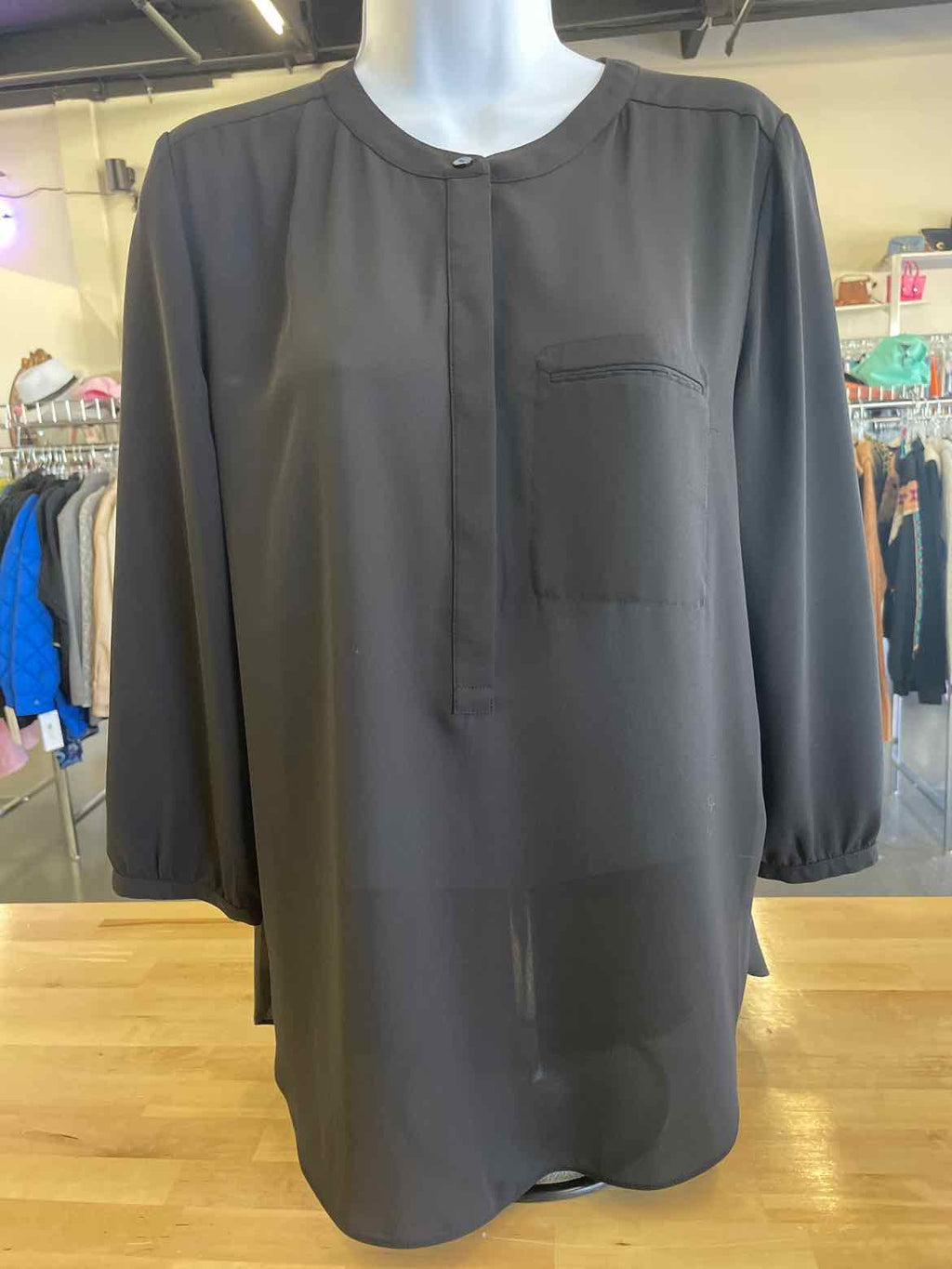NYDJ Size M Black Blouse