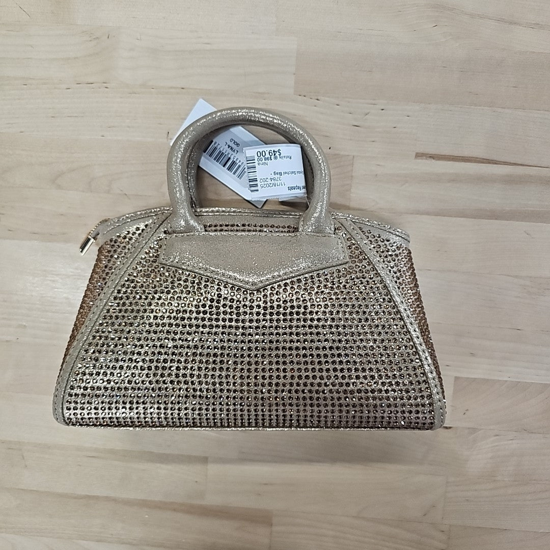 Nina Gold Handbag