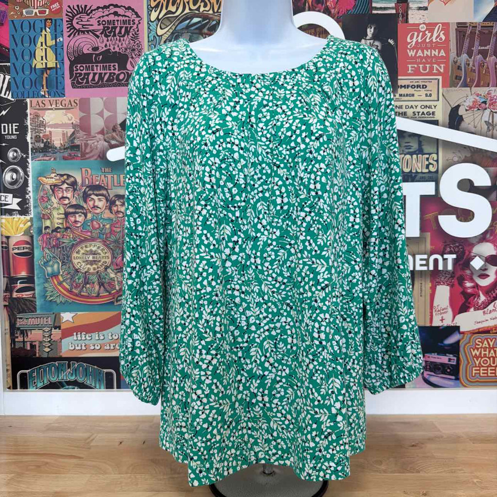 Croft&Barrow Size S Green Preloved Longsleeve